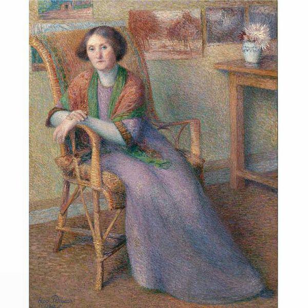 unknow artist Portrait de sa femme oil painting image